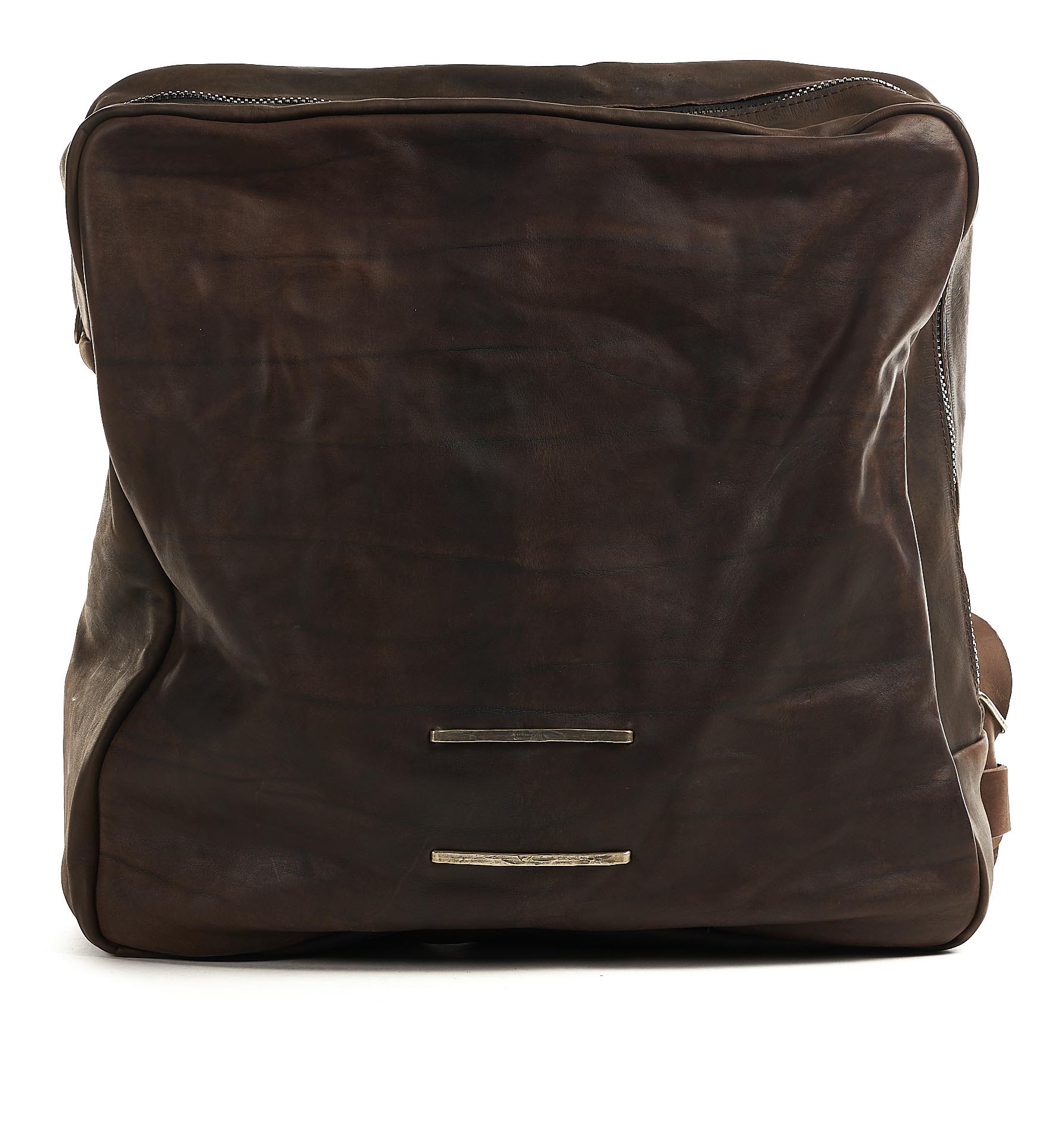 daniele basta leather and silver bags - FRONT